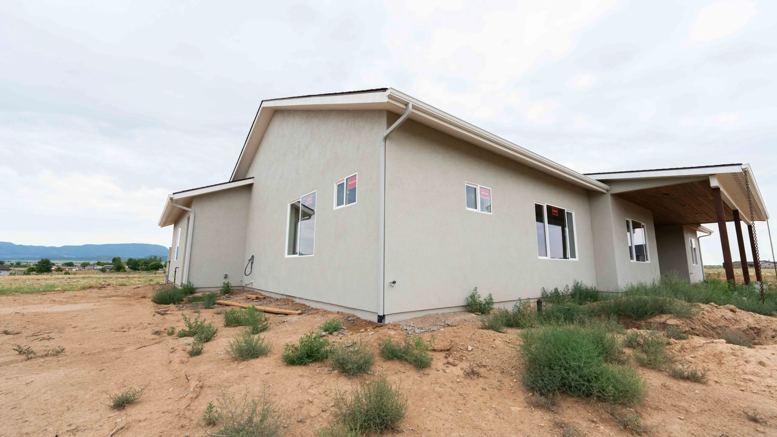 Arizona new construction two-story stucco