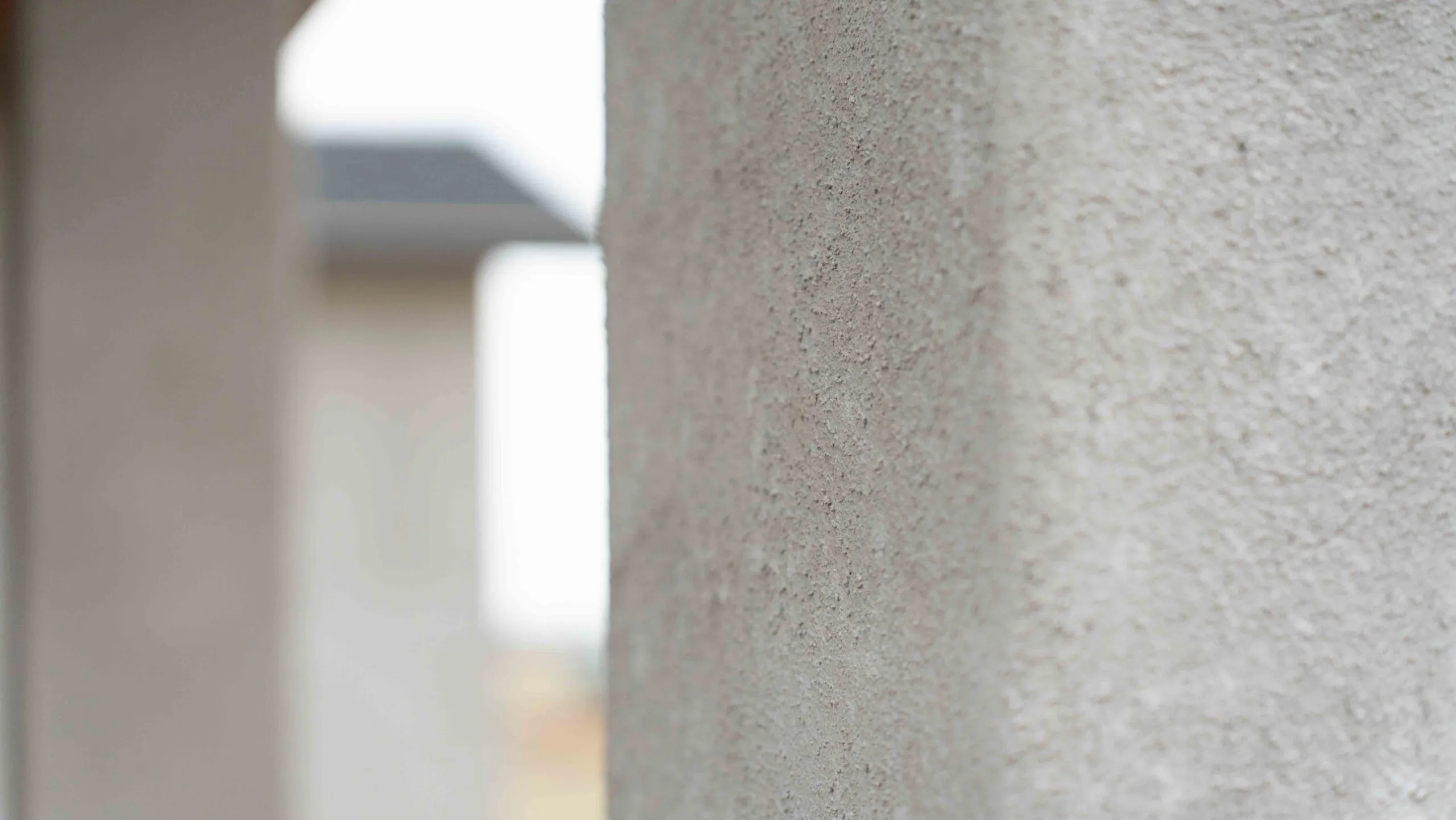 Stucco sand finish texture closeup