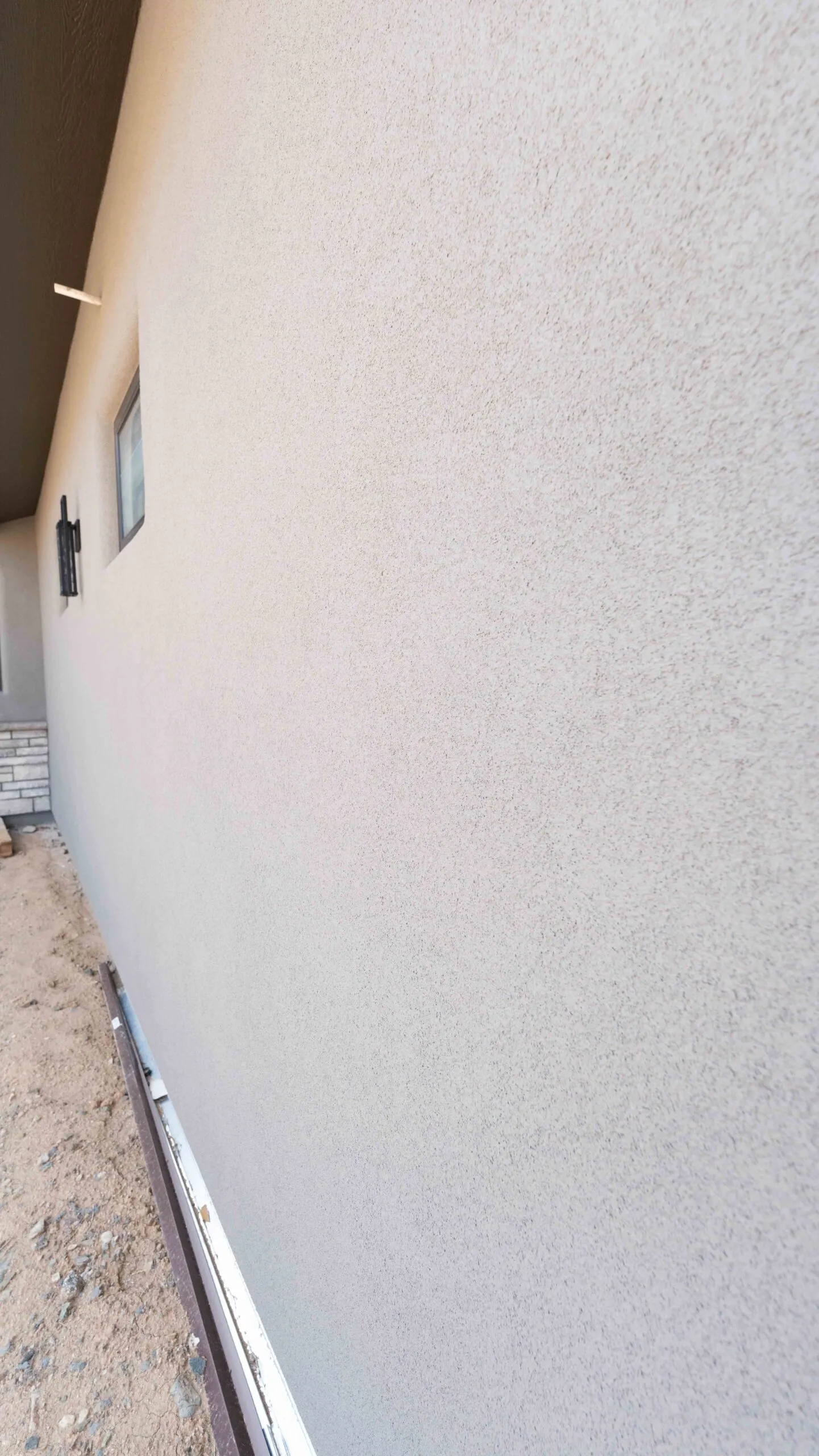 Stucco wall with smooth texture detail